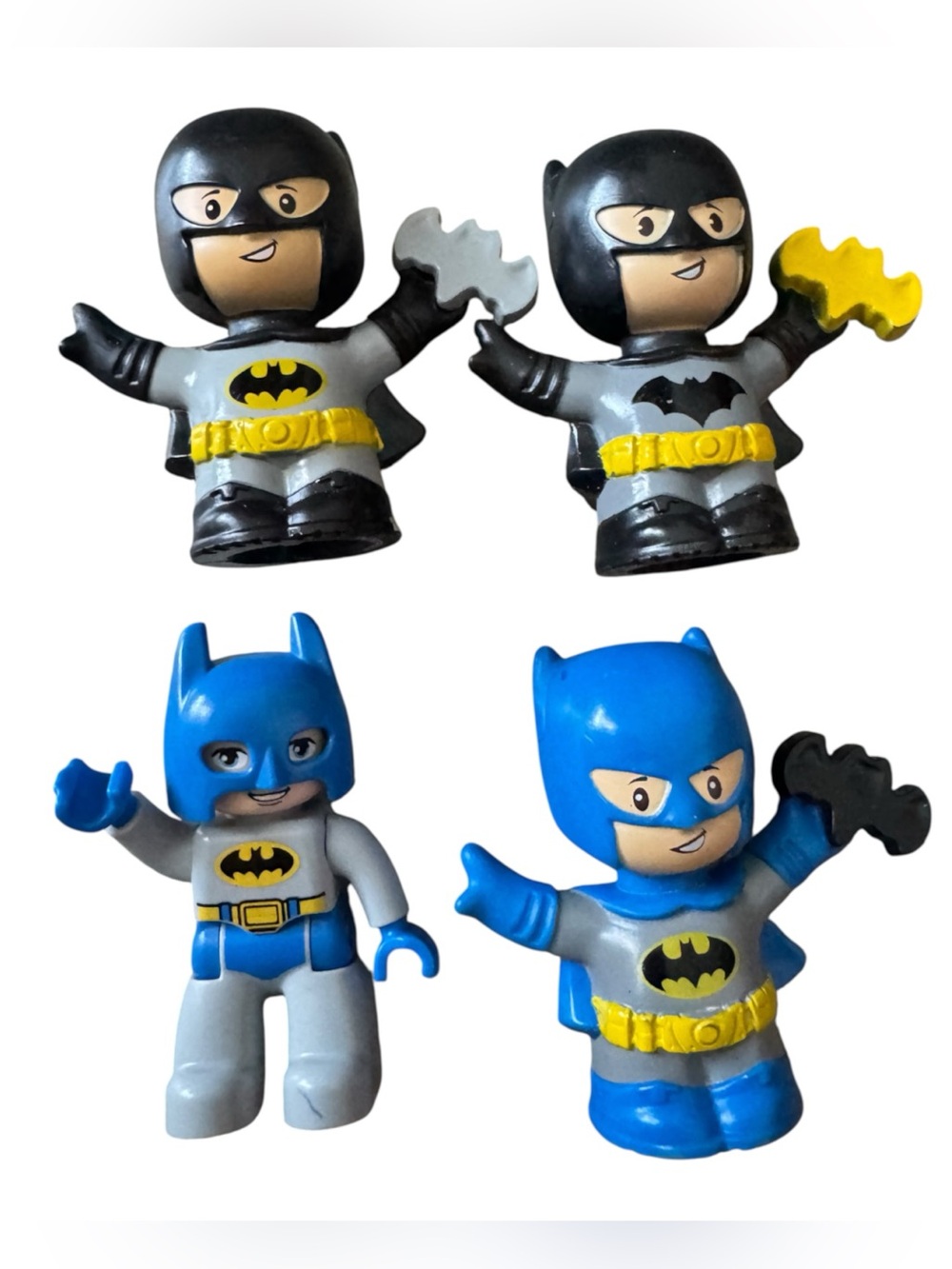 Fisher-Price Little People Batman Figures Lot of 4 DC Comics
